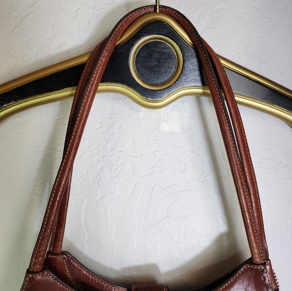 Fossil Sedona li Vintage Italian Scoop Red Leather Shoulder Bag - Picture 4 of 13